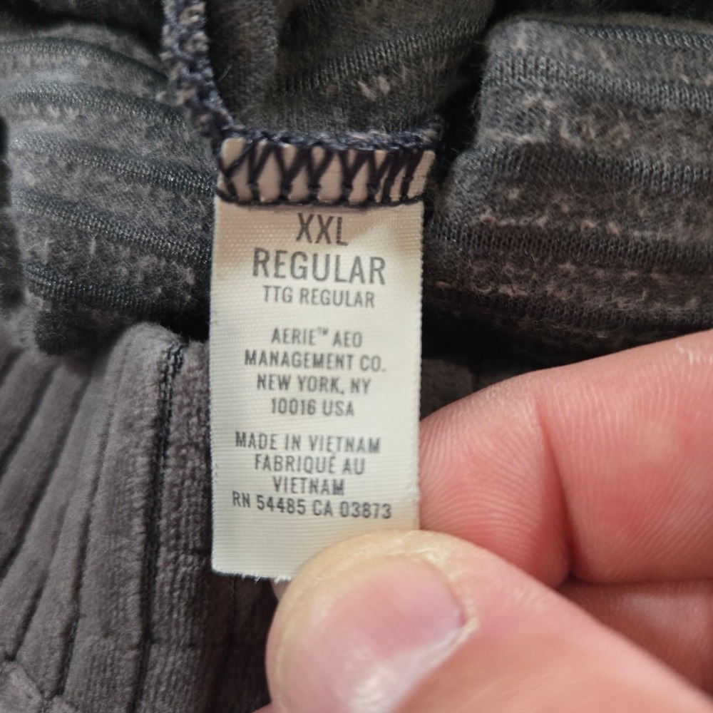 Aerie Corduroy Flare Pants Mauve Brown High Waisted XXL Regular LD441FK - Picture 3 of 9
